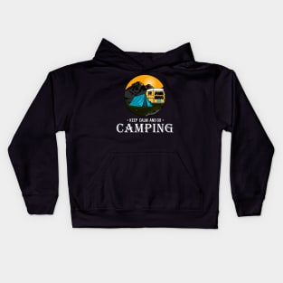 Keep calm and go camping Kids Hoodie